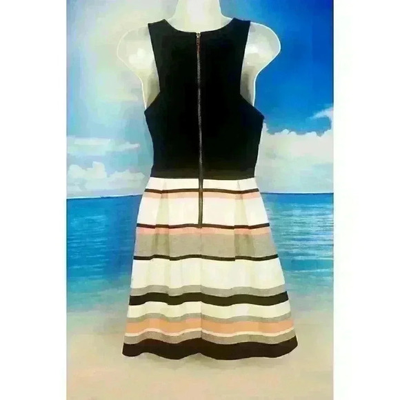 SPEECHLESS Womans DRESS Back Zip Fitted KNEE Length Lightweight STRETCH size 7 - Picture 4 of 5